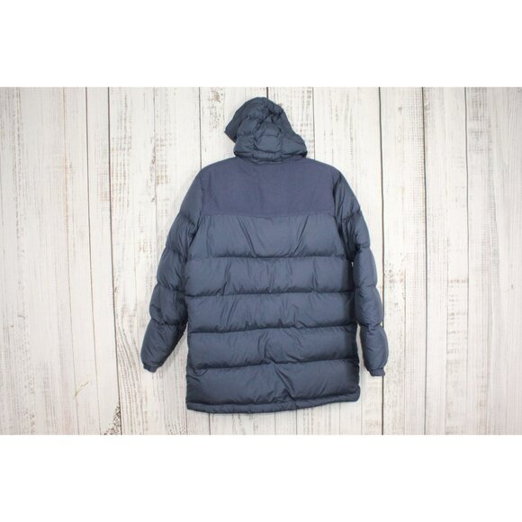 LL Bean Mountain Classic Down Parka Nautical Navy Size XL Tall - Picture 4 of 11